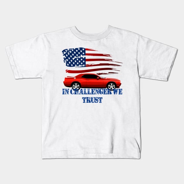 CHALLENGER Kids T-Shirt by HSDESIGNS